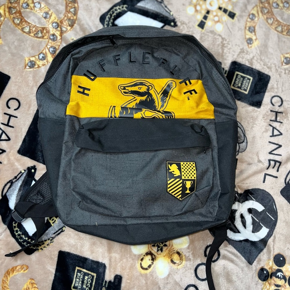 Hufflepuff Black and Yellow Backpack